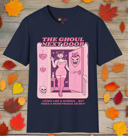 Ghoulish Cute Charm Halloween Graphic T-Shirt