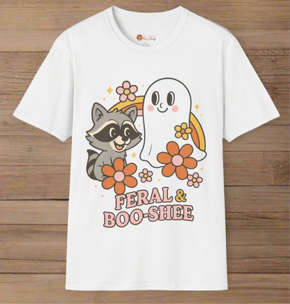 Adorable Feral & Boo-Shee Unisex T-Shirt